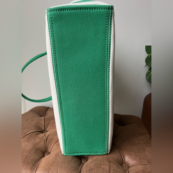 Kate Spade Jett Canvas LARGE Tote in Green Bean Multi #KB695 NWOT - Picture 10 of 14